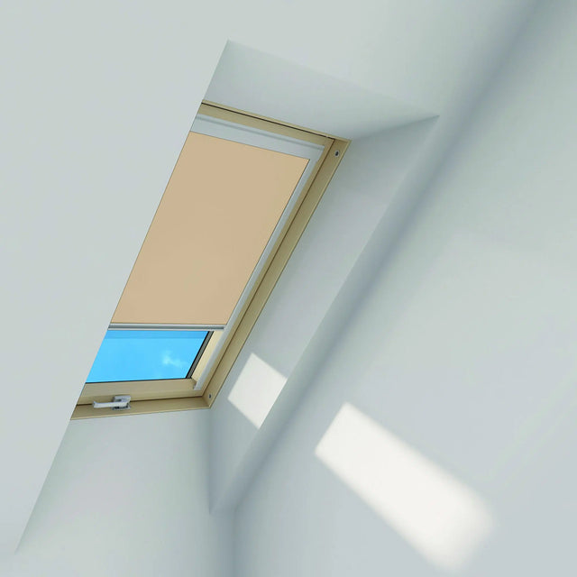 Manual Blackout Roller Blind beige