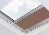 Manual Blackout Roller Blind to Suit Flat Roof Windows brown