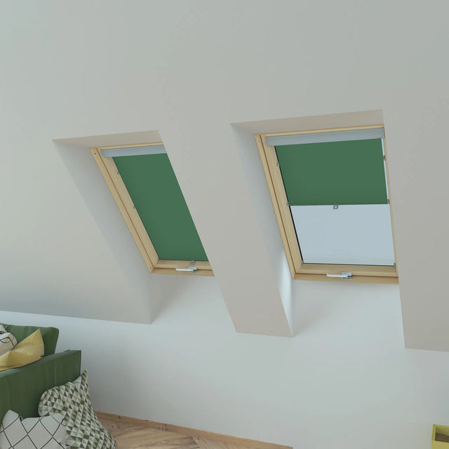 Manual Roller Blind green