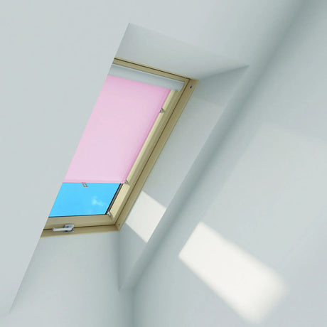 Manual Roller Blind pink