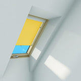 Manual Roller Blind yellow