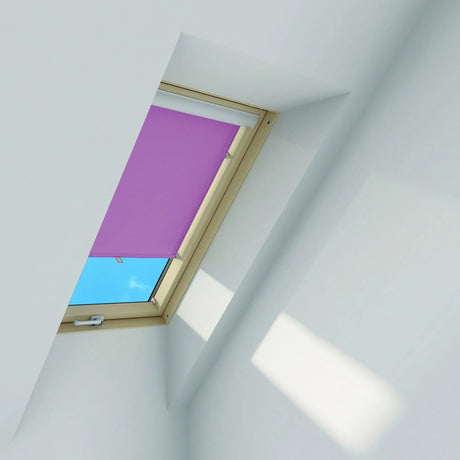 Manual Roller Blind purple