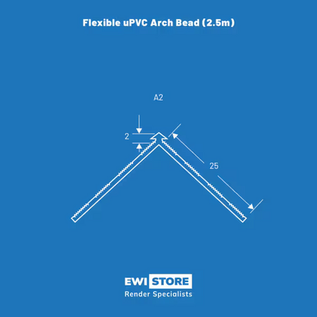 uPVC Flexible Arch Bead (2.5m)