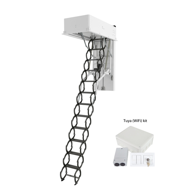LET Electric Loft Ladder with Tuya (Wi-Fi) Controlled Kit