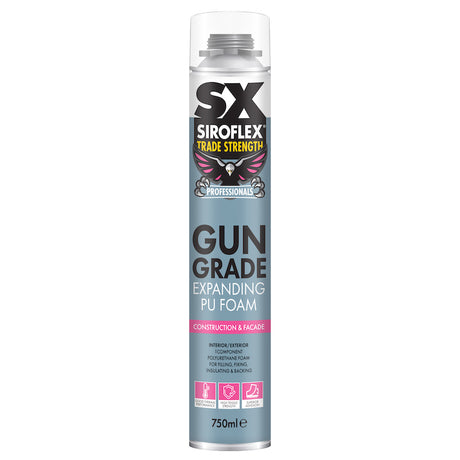 SX Gun Grade Expanding Foam (750ml)