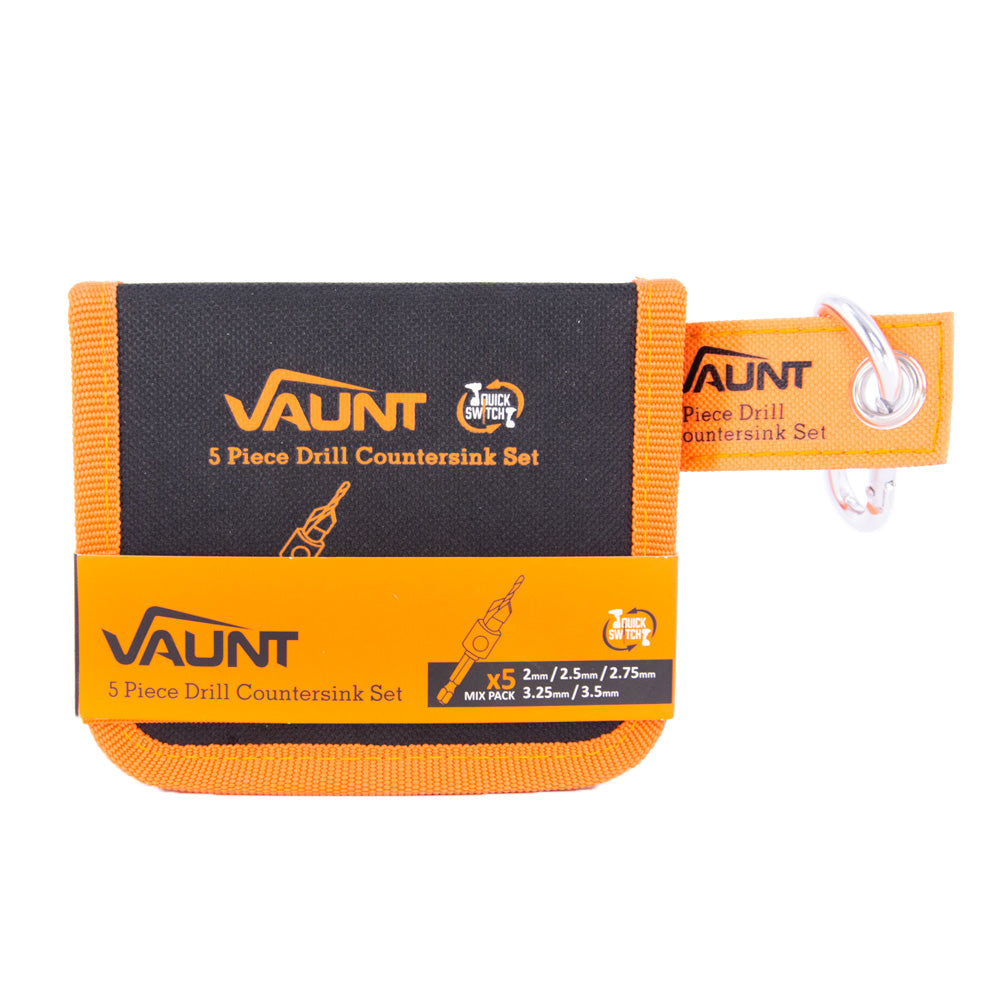 Vaunt 5 Piece Drill Countersink Set