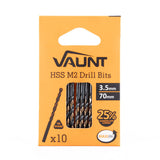 Vaunt HSS M2 Turbo Drill Bits – Pack of 10