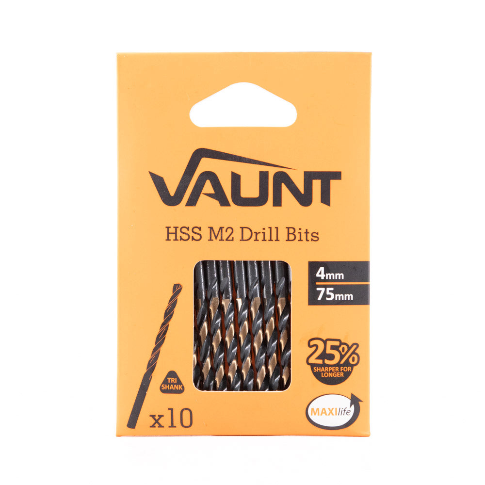 Vaunt HSS M2 Turbo Drill Bits – Pack of 10