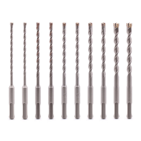 Vaunt - SDS+ Endurance Cross Tip Drill Bit Set - 10 Piece