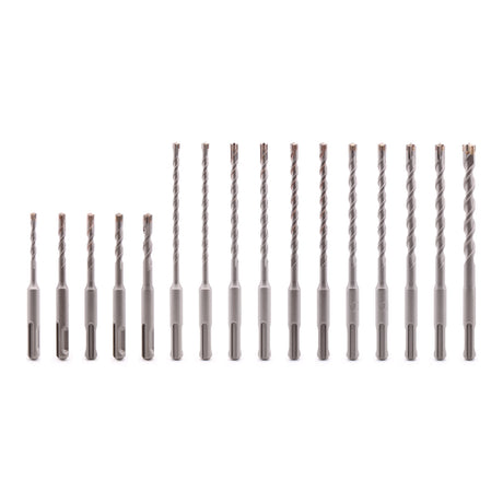 Vaunt - SDS+ Endurance Cross Tip Drill Bit Set - 17 Piece