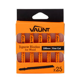 Vaunt Jigsaw Blades Clean Wood Cutting (T101B) – Pack of 25