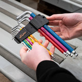 Vaunt 9 Piece Colour Coded Ball-End Hex Key Set