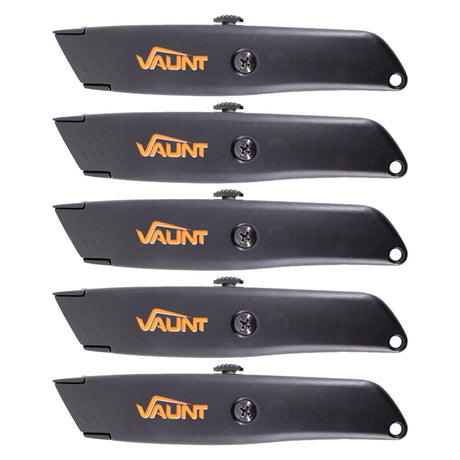 Vaunt - Black Retractable Utility Knife