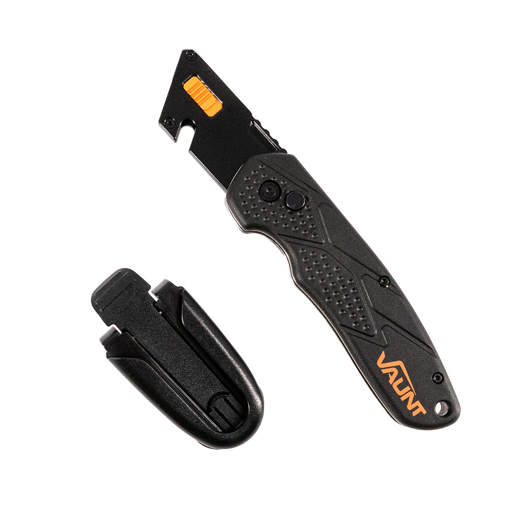 Vaunt Folding Utility Knife with Holster