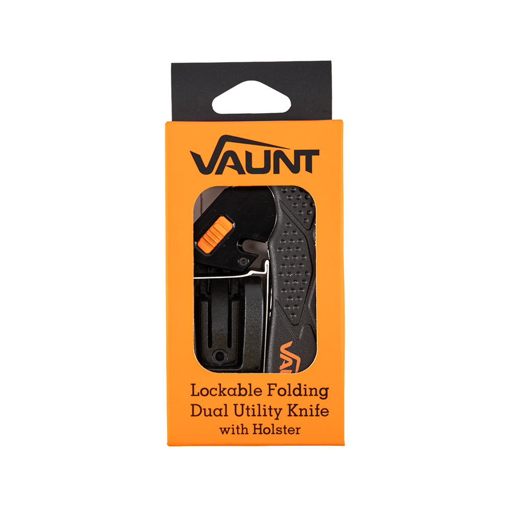 Vaunt Folding Utility Knife with Holster