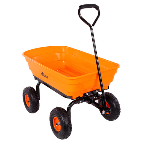 Vaunt - Heavy Duty Plastic Garden Dump Cart