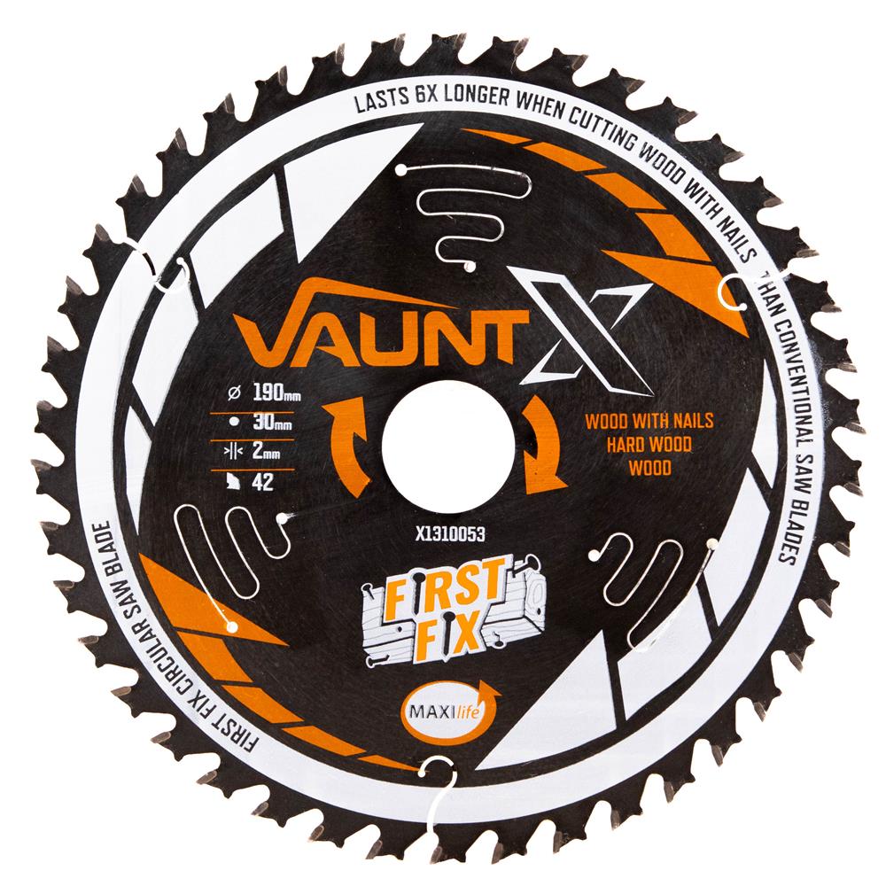 Vaunt X - Circular Plunge & Table Saw Blades