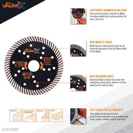 Vaunt - X Diamond Blade Turbo ((General Purpose)