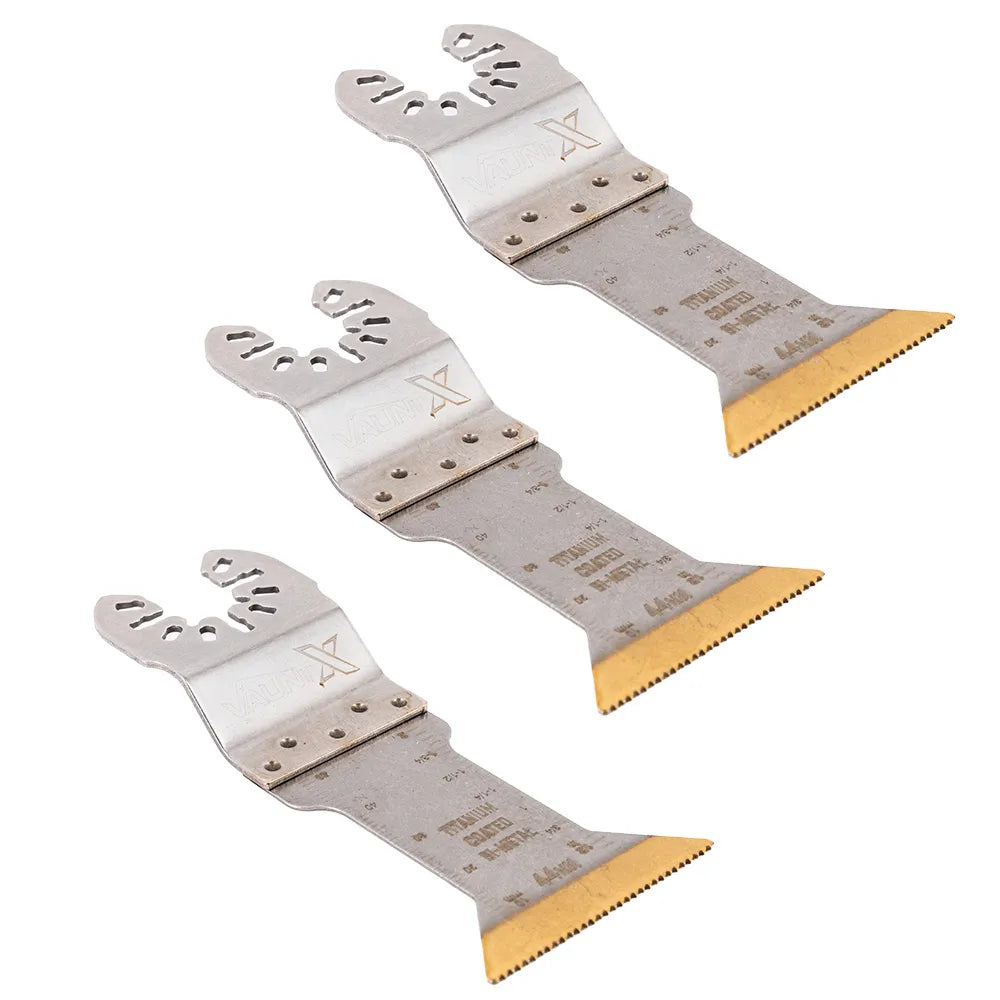 Vaunt X Premium Titanium Coated 44mm Bi-Metal Multi Tool Blade – Pack of 3