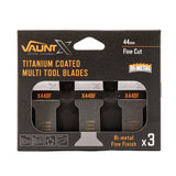 Vaunt X Premium Titanium Coated 44mm Bi-Metal Multi Tool Blade – Pack of 3