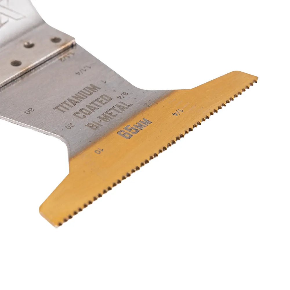 Vaunt X Premium Titanium Coated 65mm Bi-Metal Multi Tool Blade – Pack of 3