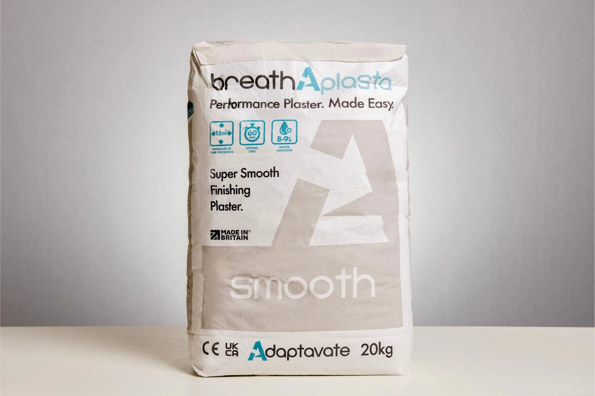 BreathAplasta Smooth Fine Finishing Plaster (20kg)