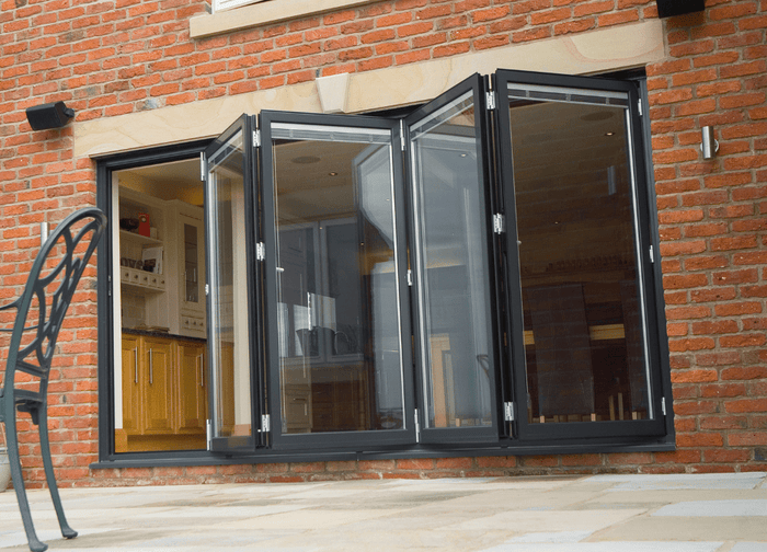 Bi folding patio doors