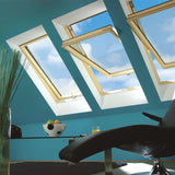 FAKRO - Pine Quadruple Glazed Centre Pivot Roof Window (FTT U8)