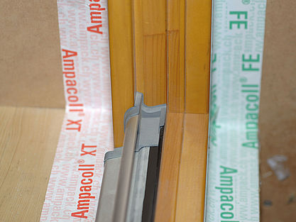 Window tape with Double Slit in Liner