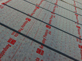 Roofing membrane with integrated tapes